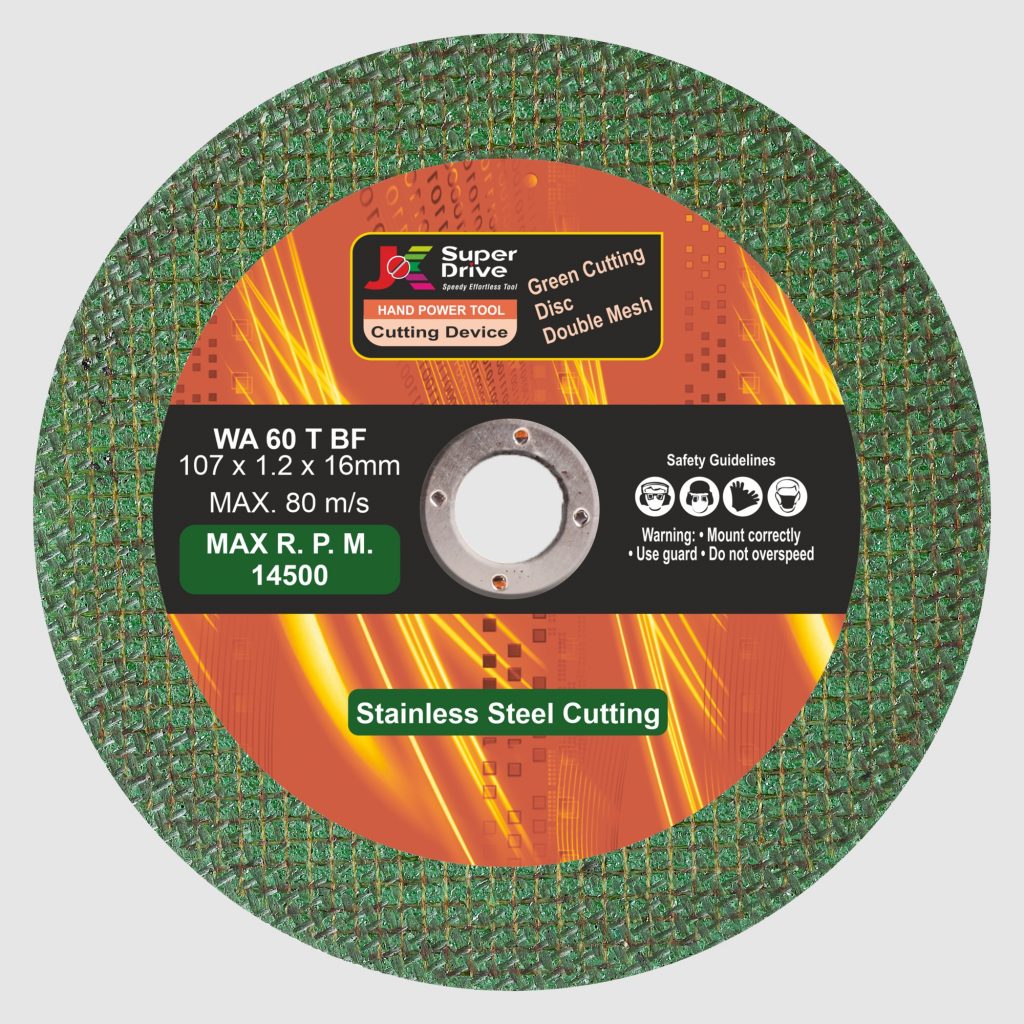 4” Ultrathin Green Cutting Disc (Fast Cut) - JK Files & Engineering Limited